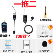 二胡笛子小提琴无线拾音器葫芦丝扩音器萨克斯古筝乐器麦克风话筒 一拖二单支+笛夹款(二胡提琴笛子