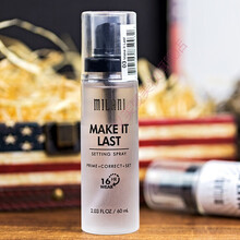 新款木炭喷雾！Milani长效定妆清爽持久妆容喷雾 03 Make It Last 雾面哑光