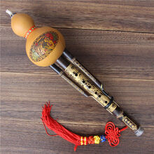 天然紫竹葫芦丝音准音质好c调降b调大人小孩学生初学葫芦丝乐器 三音紫竹葫芦丝降B调+B套餐 天然葫芦天然紫竹