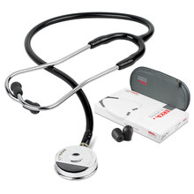 ERKA听诊器医生专用德国进口儿科心肺孕妇胎心刻字jy 572大师款骑士黑