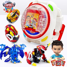 情人节礼物正版咖宝蛋神召唤器手表变形恐龙蛋玩具全套男孩卡宝车神哈宝儿童 霸王龙提拉轰