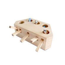 兰衍 猫玩具打地鼠 猫咪玩具休闲娱乐宠物打地鼠机逗猫棒玩具 猫猫打地鼠 五孔梯形