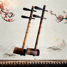 京胡乐器专业演奏用老紫竹京胡 京胡配件 紫竹杆子 毛竹筒 铁里筒 铁里筒西皮F调（42-43毫米）