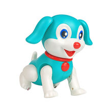 抖音玩具仿真会叫小狗1-2岁3宝宝男孩女孩儿童狗会走路唱歌 电动跳跳狗【红色】 充电版：送充电电池+充电器