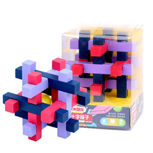 科学实验套装空气动力车吹气球玩具车幼儿园回力惯性反冲玩具1-3岁STEAM教育玩具六一儿童节礼物 7618十字笼子