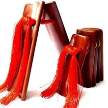 竹板快板成人快板成人响板一对演出快板舞台表演天津快 张志宽签名绒布袋