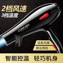 康夫电吹风家用大功率吹风筒旅行便携式吹风机冷热风理发店专业发廊 新老款随机发