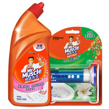 威猛先生 清新洁厕冻38g 淡雅清新 洁厕灵 洁厕剂 香香子 清香 卫生间 淡雅清新洁厕冻+璀璨花舞洁厕啫喱