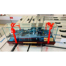 055南昌舰模型 101南昌号导弹驱逐舰 055大驱展厅摆件收藏送礼 70厘米 仿真色铝箱