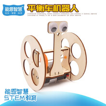 儿童科技小制作中小学生STEM教育科教玩具手工diy学生科学实验套装中小学生小发明模型拼装制作材料 平衡车机器人