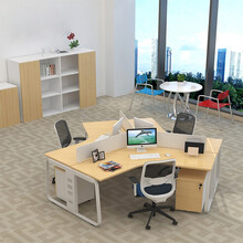 大匠传成 屏风工位 简约屏风工位三人位办公桌不含椅柜 可定制 DJ-XM-1012