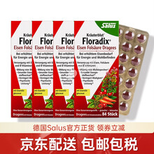 京东国际	
德国铁元素Salus Floradix莎露斯红铁口服液 成人备孕孕妇补铁补血改善贫血片剂保健食品 Salus铁元素便携红铁片剂84粒*4盒