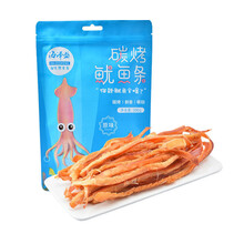 手撕碳烤鱿鱼条鱿鱼丝风琴鱿鱼即食海鲜零食小吃80g/200g/500g 【超大量】碳烤鱿鱼条500g