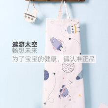 哺乳巾  夏季薄款喂奶神器哺乳巾卡通吊带外出多功能母乳防走光遮羞布 遨游太空畅想未来 含网纱