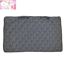 老人隔尿睡衣成人防漏可洗透气棉卧床护理垫尿不湿夏季薄款男女 蓝底碎花 小号