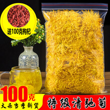 有机清池菊青池菊青弛菊驰菊花特级河南开封波皮蓝菊茶一朵一杯
