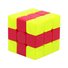 幼儿园三角形火山魔方三阶金字塔凹凸汉堡三明治儿童动脑玩具 2色薯条魔方