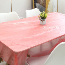 钟爱一生 一次性桌布婚庆红色 酒店圆桌台布防油防污加厚点断式餐桌布 180*180cm*20张 大号红色