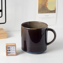 摩范 微瑕疵ins风陶瓷马克杯早餐杯简约陶瓷杯子男咖啡杯喝水杯学生杯 香槟色 25送陶瓷勺