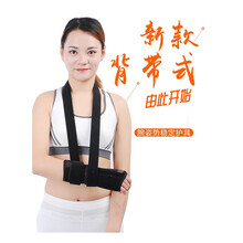 手腕挠骨骨折固定夹板运动扭伤透气护腕护夹板桡骨裂护具 左手【2根固定板+背带】 S