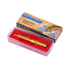 刺血泻血笔拔罐放血针采血器泄血针泻血笔采血笔艾妃梦 铝合金金色三头采血笔 1支