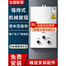 好太太热水器即热恒温燃气热水器家用天然气强排式液 化气煤气可第 8L强排式-上门安装-限两广地区 煤气罐