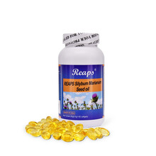 Reaps美国进口奶蓟草水飞蓟素软胶囊 水飞蓟籽油胶囊60粒1瓶装