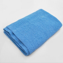 40*40汽车打封釉镀晶膜清洁无边擦车抹布抛光超细纤维毛巾专用 浅蓝色2条