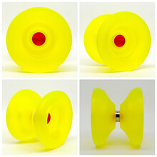 帝国数控胶球 北风之神2代PRO金属环版悠悠球 入门练习溜溜球 黄色粉奶嘴(现货送)