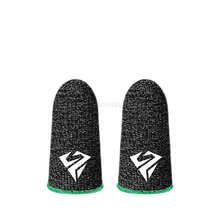 HKXA防汗吃鸡神器王者荣耀指套黑鲨电竞手游戏拇指套 电竞级手游指套【绿色四对】+收纳盒