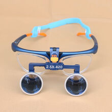 牙科放大镜 2.5 3.5 口腔 微整形 手术放大镜 外科 耳鼻喉 蓝色