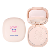 gogotales戈戈舞微笑粉饼控油定妆持久遮瑕散粉饼干皮油不易脱妆 603自然肤色