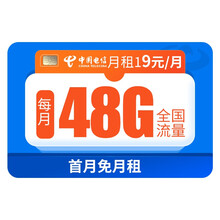 中国电信 电信流量卡不限速星卡大王无限流量上网卡流量纯上网卡花卡手机卡电话卡0月租电信卡号码全国通用 【电信海星卡】