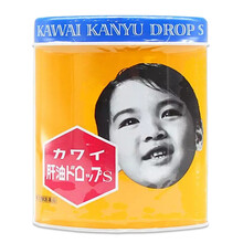 香港直邮 日本KAWAI卡哇伊可爱的鱼油钙丸BCDE儿童 日本版 维A+D黄罐(香蕉味) 300粒