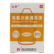五景 氧氟沙星滴耳液 5ml:15mg*1支/盒 5盒