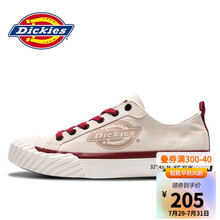 Dickies帆布鞋女2021年秋季季新款复古系带低帮板鞋学生时尚潮鞋 军米色（男女款） 37