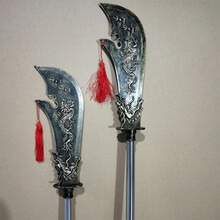 影视道具枪仿真玩具关刀三国兵qi 青龙偃月刀古代道具影视舞台古装拍摄 1.5米