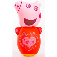 充气不倒翁玩具沙袋宝宝大号男女小孩儿童拳击打拳玩具1-15岁 佩奇不倒翁 打气筒