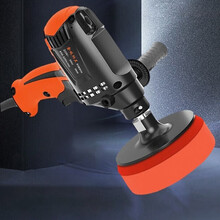 车小葱 创新迷你汽车小型车用抛光机划痕祛除机 DIY抛光修复金属氧化 汽车美容抛光机 豪华套装【六合一】