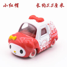 多美卡TOMY迪士尼米奇米妮卡通合金小汽车模型玩具车冰雪奇缘 深卡其布色 SP小红帽盒装