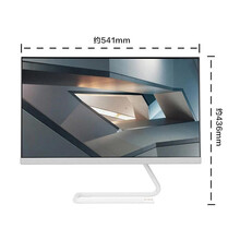 联想（Lenovo）AIO520C-24 23.8英寸家用一体机电脑 教学微边框商用办公台式机电脑 【性能如逸】白色 定制 i7-1065G7 16G  256G