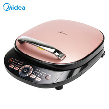 美的（Midea）电饼铛上下加热煎烤机加厚深盘煎饼铛早餐机MC-（李现）