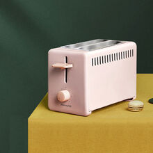 舒欣特九阳烤面包机多士炉家用全自动不锈钢烘烤小型早餐吐司三明治VD91 木槿粉