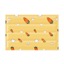 宠物冰垫狗狗凉垫猫咪耐咬防抓垫子凉席窝夏天季降温睡垫防水可洗 黄色胡萝卜【升级加厚】 S-小号-40*30cm