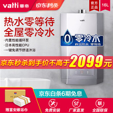 华帝（VATTI）16升零冷水燃气热水器 一键即热恒温低压启动多重防护智能家电i12047 天然气