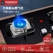 长虹 燃气灶双灶 5.0KW大火力猛火 家用台式/嵌入式台嵌两用钢化玻璃节能 一级能效 JZT-Z22天然气