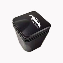 14代轩逸19款20款21款轩逸车载烟灰缸内饰改装专用LED 方形烟灰缸新品 B款 带原车标  有灯