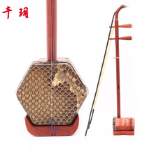 千玥红花梨二胡精品初学者演奏考级成人儿童通用入门民族乐手工蟒蛇皮 红花梨初学二胡