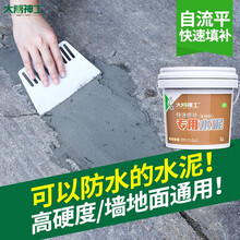 大禹神工 直用水泥砂浆防水胶堵漏王地面修补速干补漏高强度裂缝填缝胶泥快干水不漏家用 水泥快速修补5kg
