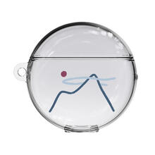 vieruodis线条富士山适用freebuds3保护套适用华为4i耳机壳pro创意日系透明 freebuds3透明软+挂钩